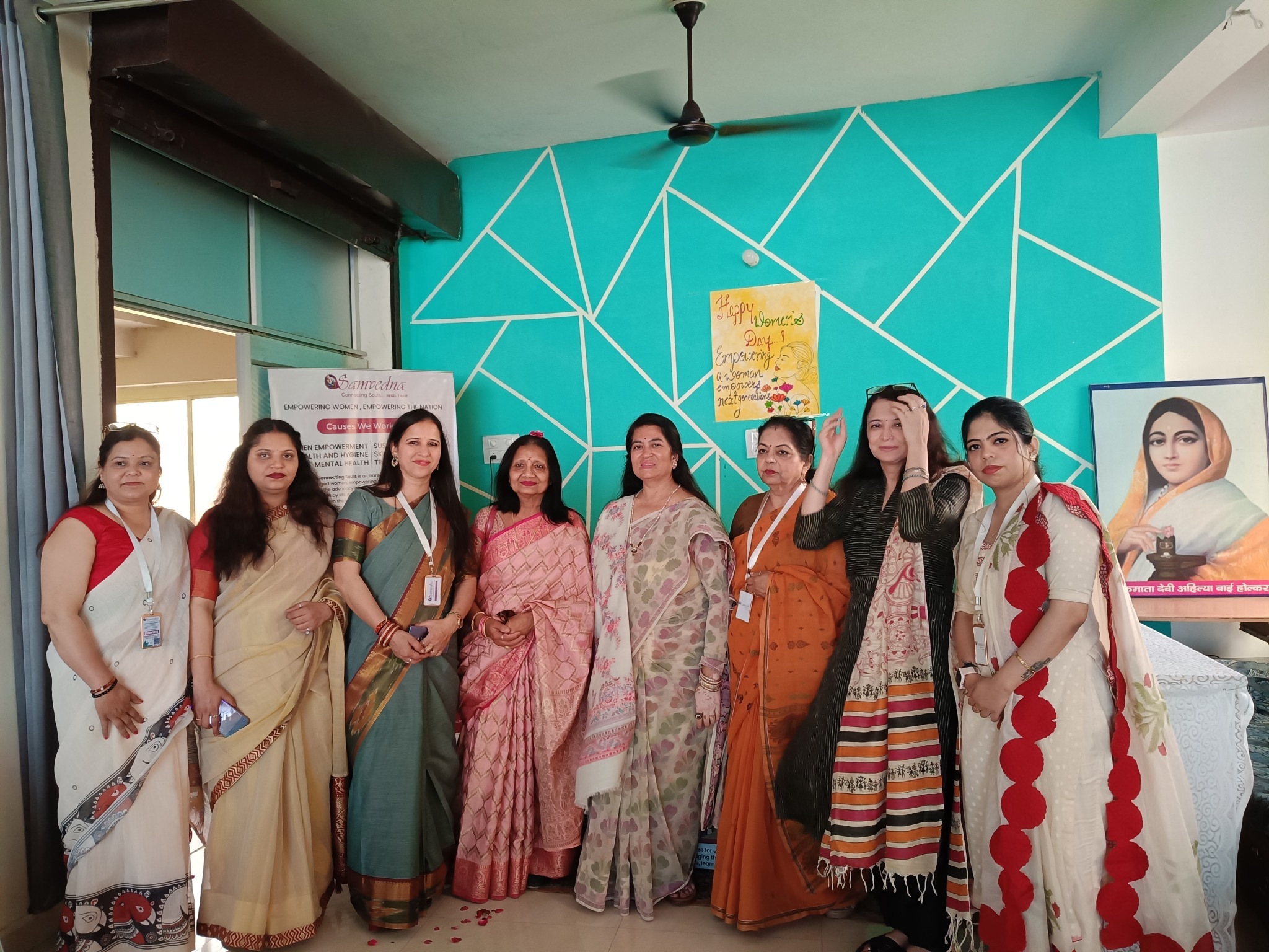 Samvedna Connecting Souls community members at a women's empowerment event